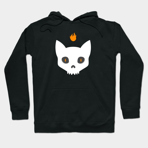 Cat Skull Hoodie by Skeware